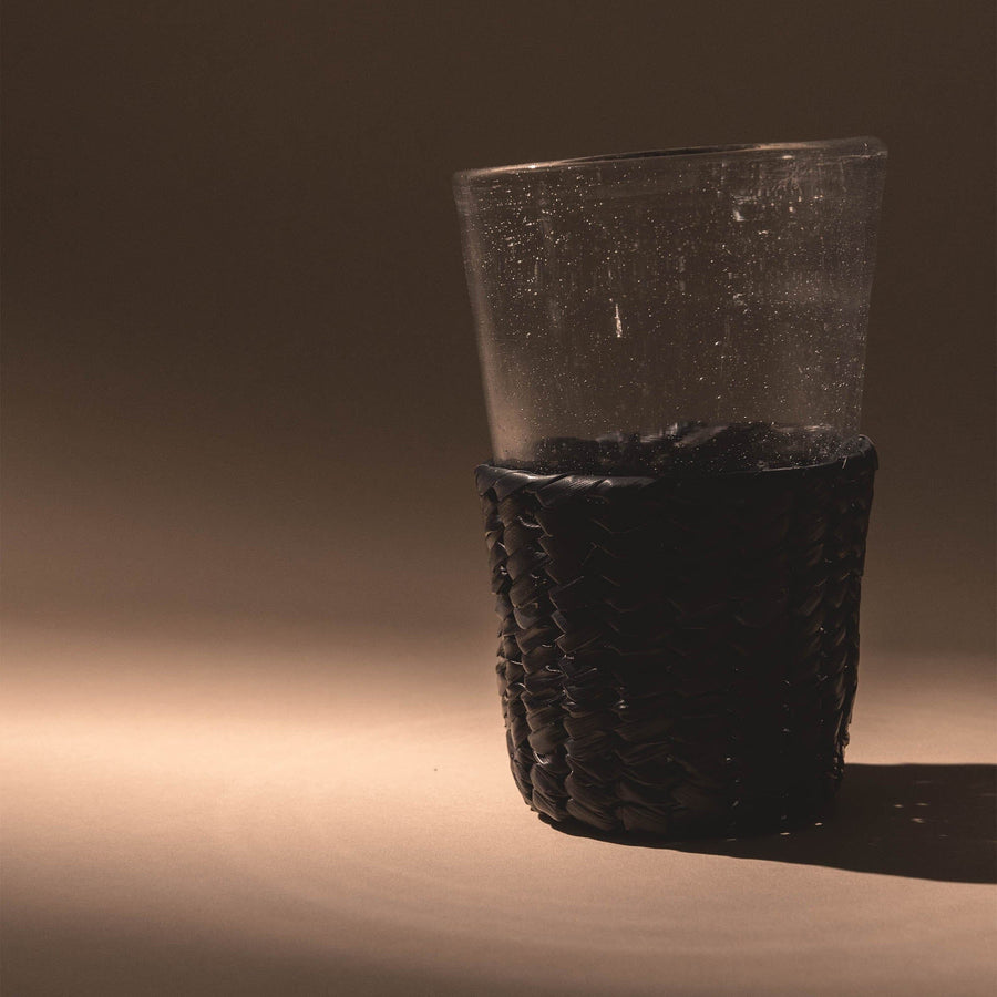 13.5 oz Woven Glass | Single_AC Palma_201-52-0932-149Clr/BlkPlmOS | Obakki