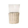 13.5 oz Woven Glass | Single_AC Palma_201-52-0932-149Clr / Blk + Nat PlmOS | Obakki
