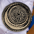 18" Sisal Basket | Swirl_Kitui_201-70-0166-114Blk / Nat SwrlOS | Obakki