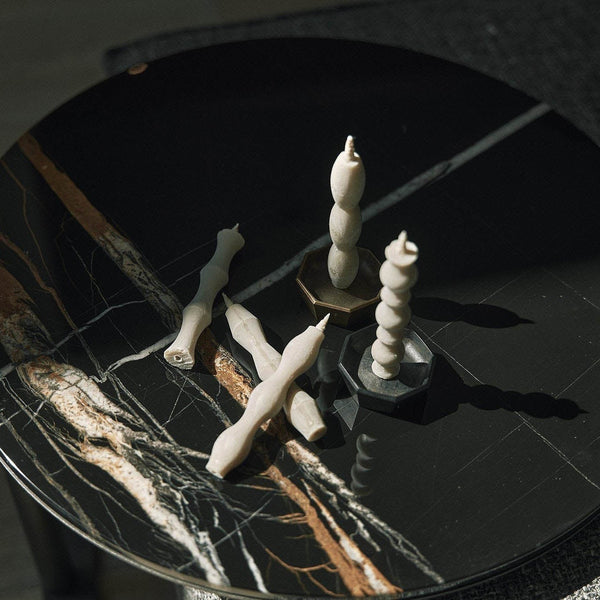 4" Totem Candles | Set of 5_Takazawa_201-41-0049-698-Sumac-O/S | Obakki