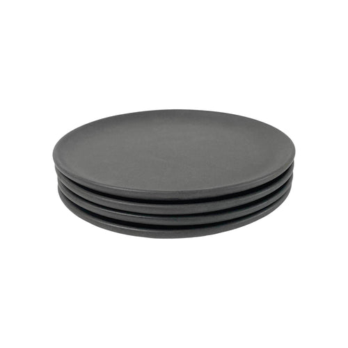 8" Plato Liso | Set of 4_La Chicharra_201-50-1053-736BLKOS | Obakki