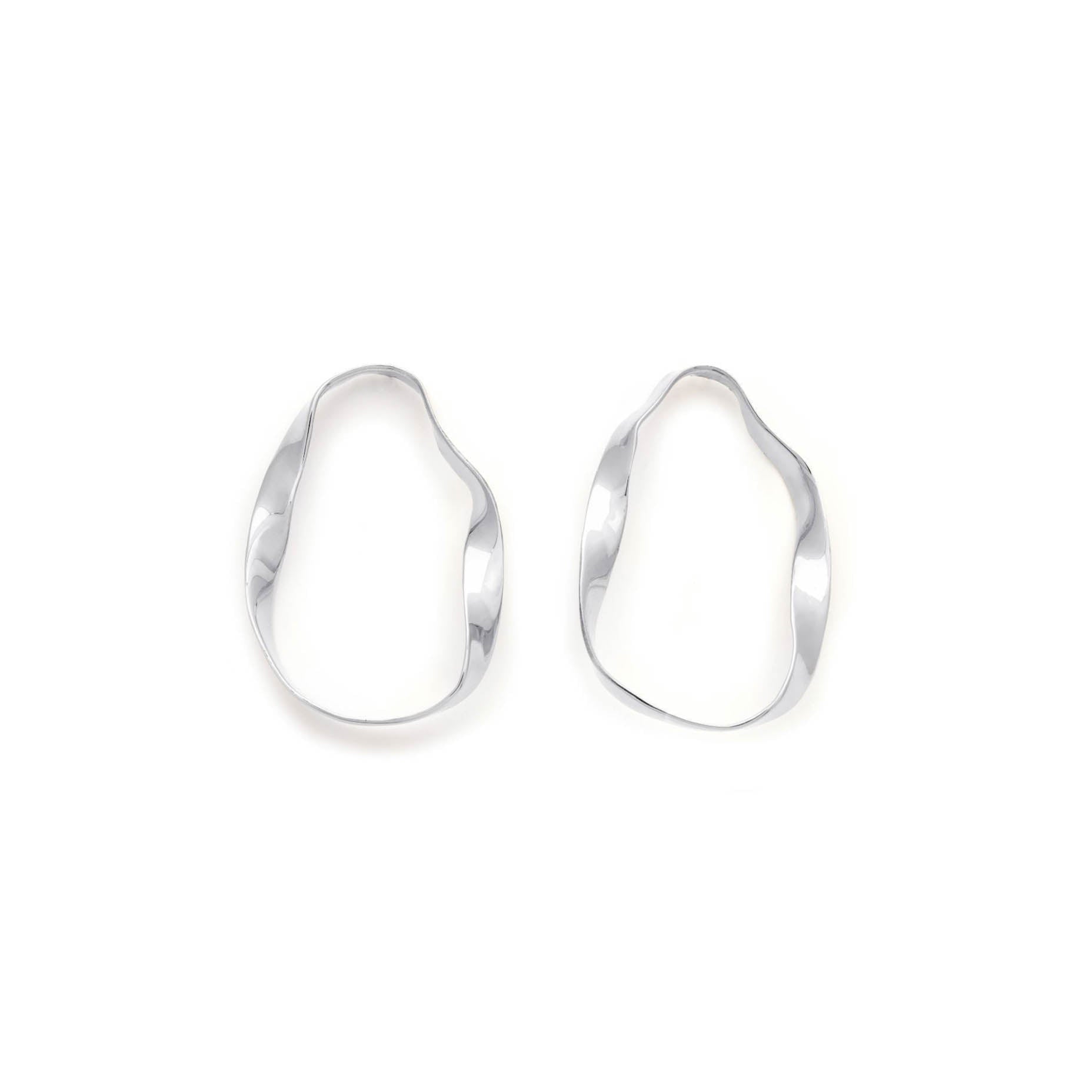 Abstract Oval Earrings