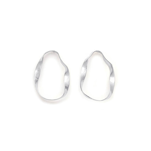 Abstract Oval Earrings_Sylvester_201-31-0451-695GPOS | Obakki