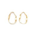 Abstract Oval Earrings_Sylvester_201-31-0451-695GPOS | Obakki