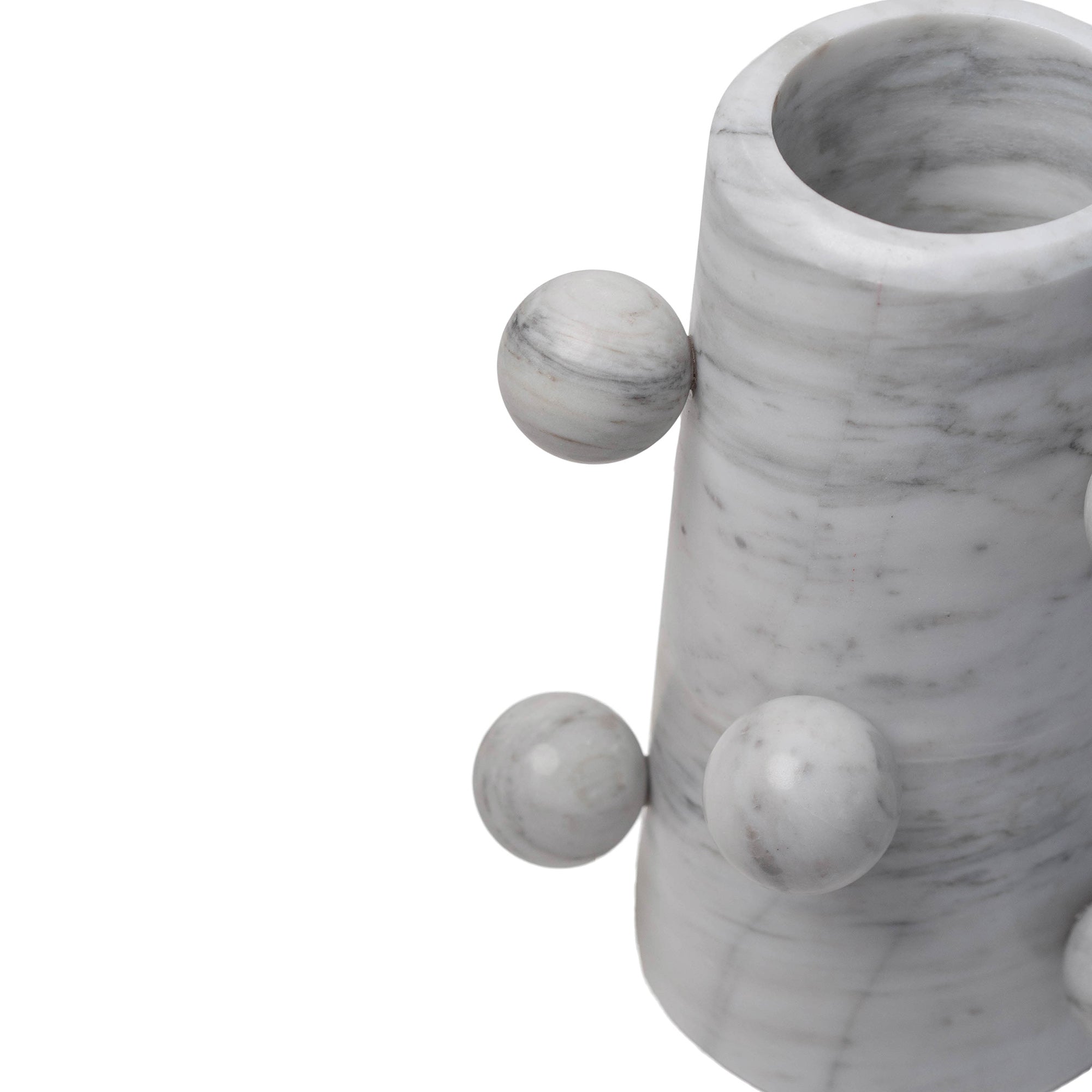 Alma Nueva Vase | White_Ayres_201-54-0873-156WhiteMarbleOS | Obakki