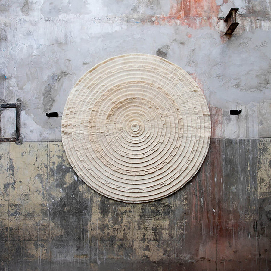 Aztec Calendar Wall Hanging_Caralarga_201-71-1375-717Natural + Natural71" W x 71" H | Obakki