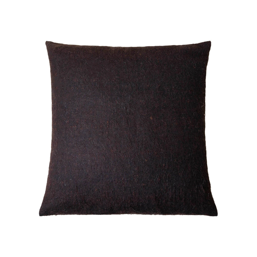 Brushed Wool Cushion Cover | Burnt Brown_Weavers of Chiapas_201-64-1219-180Burnt BrownOS | Obakki