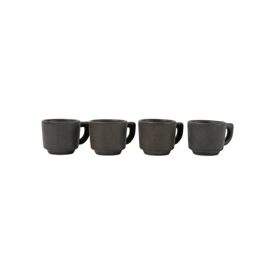 Cafete Espresso Cup | Set of 4_La Chicharra_201-50-01056-736BLKOS | Obakki