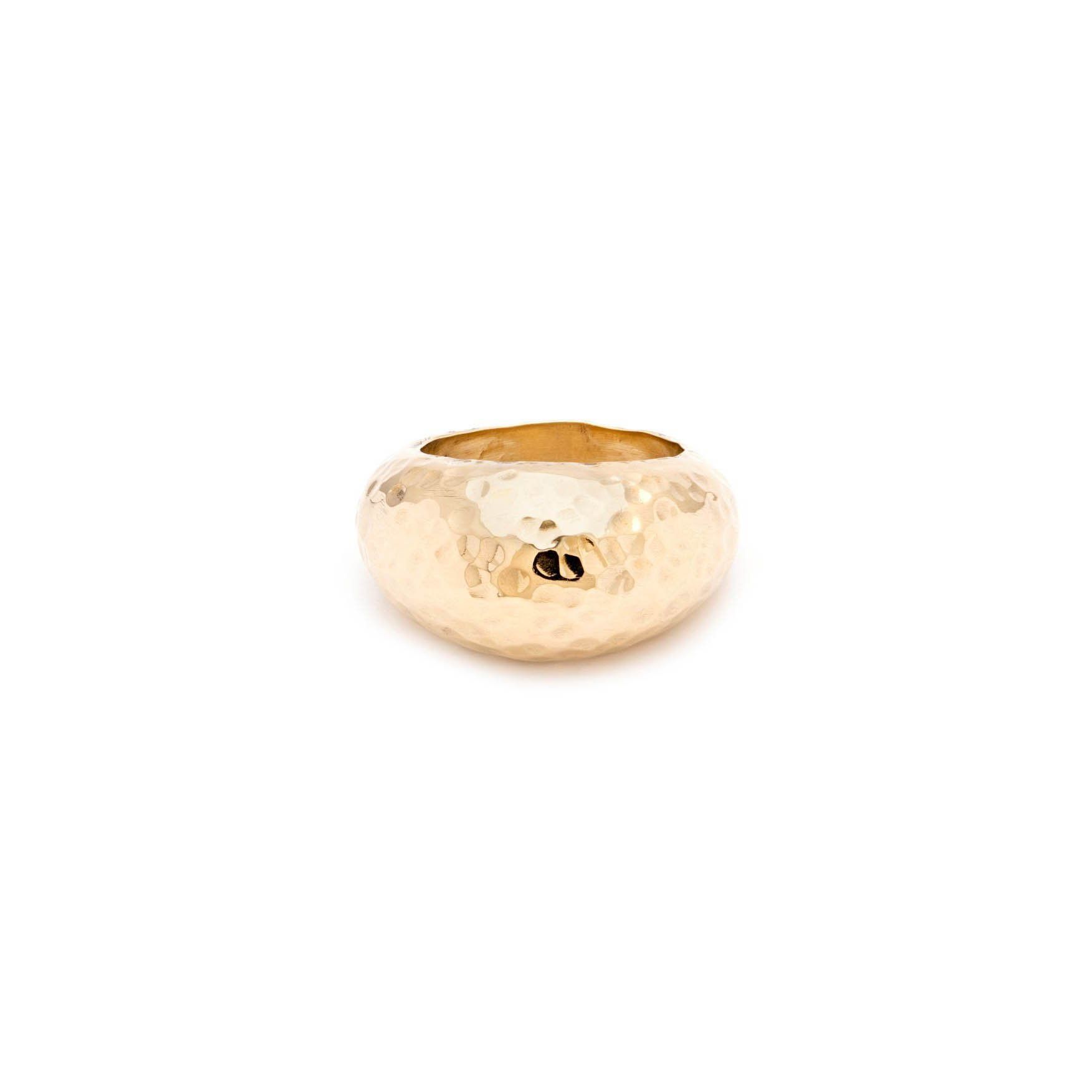 Chunky Hammered Ring