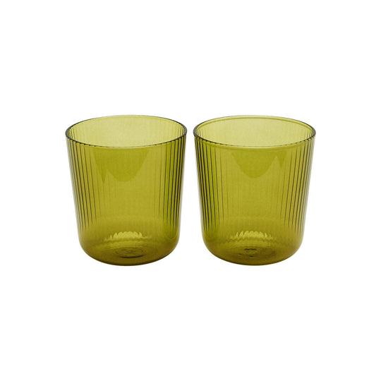 Citrine Green Luisa Vino | Set of 2 - Glassware by R+D.Lab | Obakki