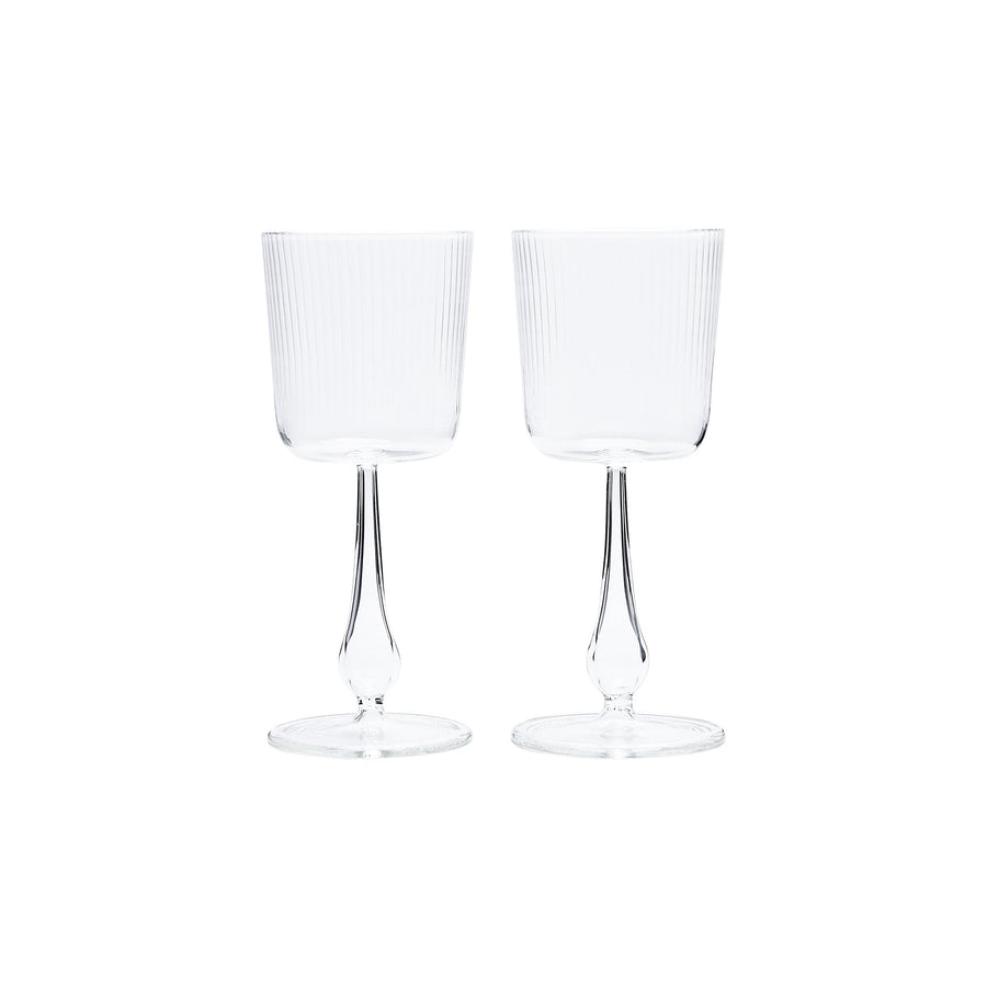 Clear Luisa Calice | Set of 2_R+D.Lab_201-52-0255-131-Clear-O/S | Obakki