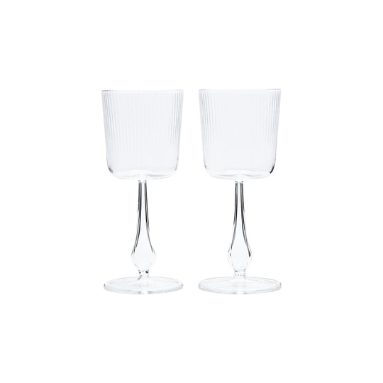Clear Luisa Calice | Set of 2 - Glassware by R+D.Lab | Obakki
