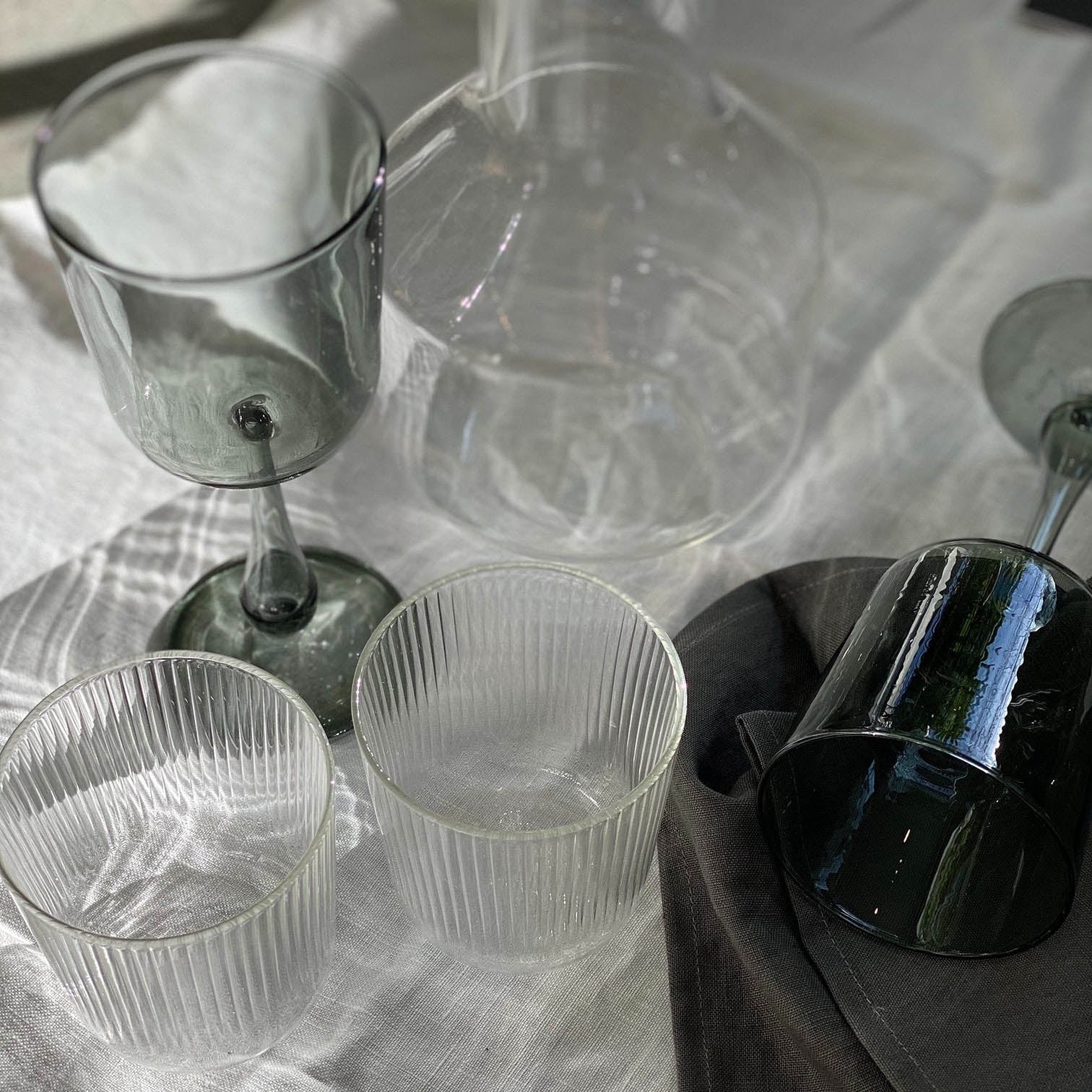 Clear Luisa Vino | Set of 2 - Glassware by R+D.Lab | Obakki