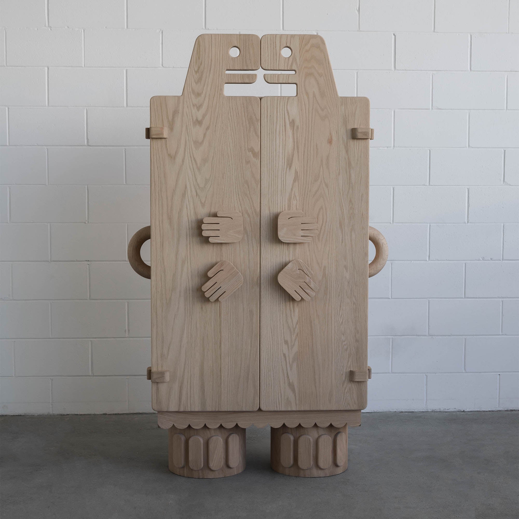 COATLICUE Oak Cabinet - Furniture by Originario Andres Gutierrez | Obakki