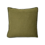 Doppio Cushion | Moro Brown / Citrine Green - Cushions by R+D.Lab | Obakki