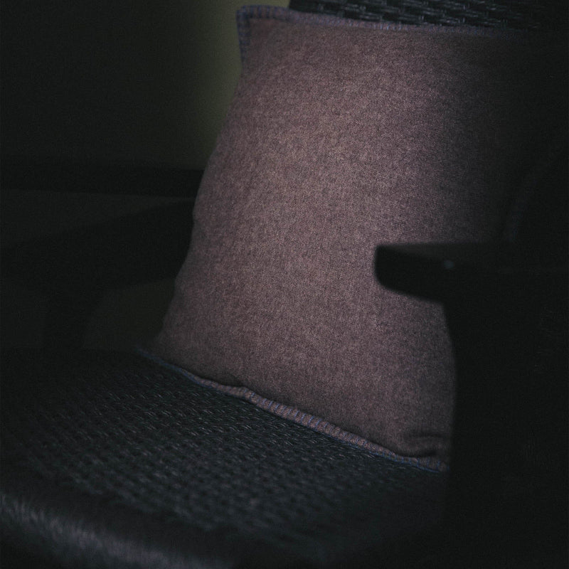 Doppio Cushion | Moro Brown / Citrine Green - Cushions by R+D.Lab | Obakki