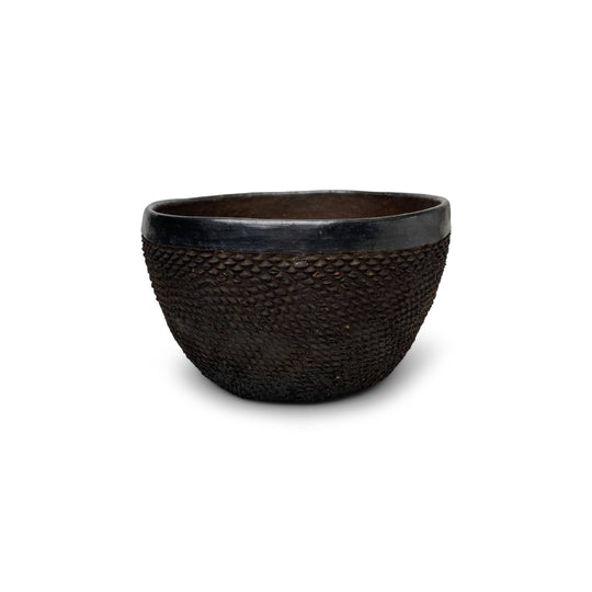 Earthenware Flat Bottom Bowl | M_Akiliba_201-54-0549-152Burnt EarthOS | Obakki