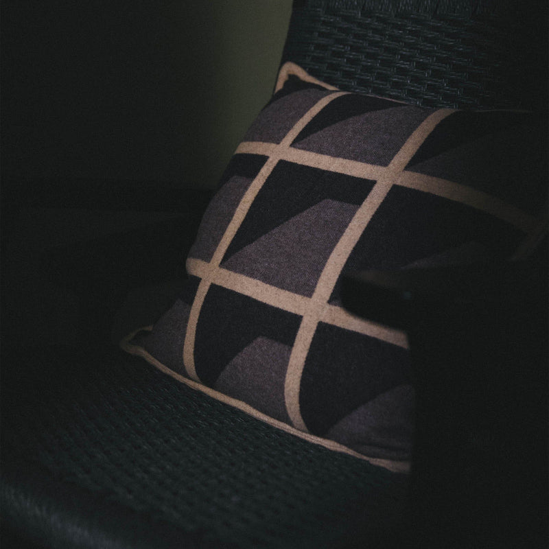 Finestre Cushion | Sienna Tan - Cushions by R+D.Lab | Obakki