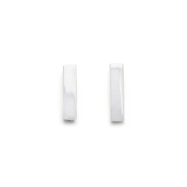 Flat Bar Studs - Earring by Victorious Crafts | Obakki
