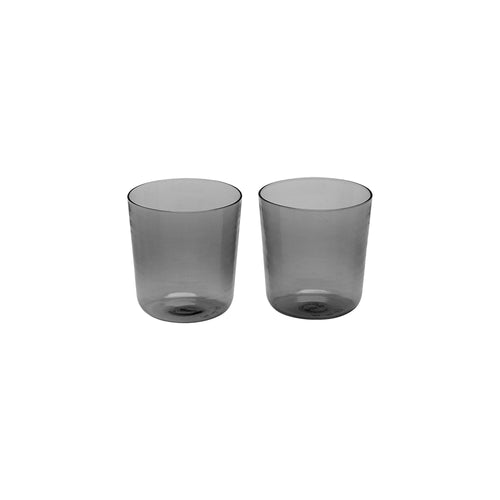 Fog Grey Luisa Vino | Set of 2 - Glassware by R+D.Lab | Obakki