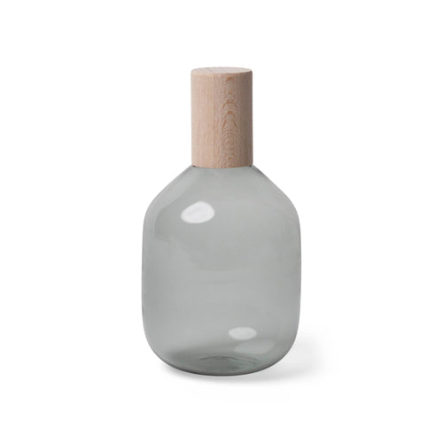 Fog Grey Trulli Bottle | Tall - Glassware by R+D.Lab | Obakki