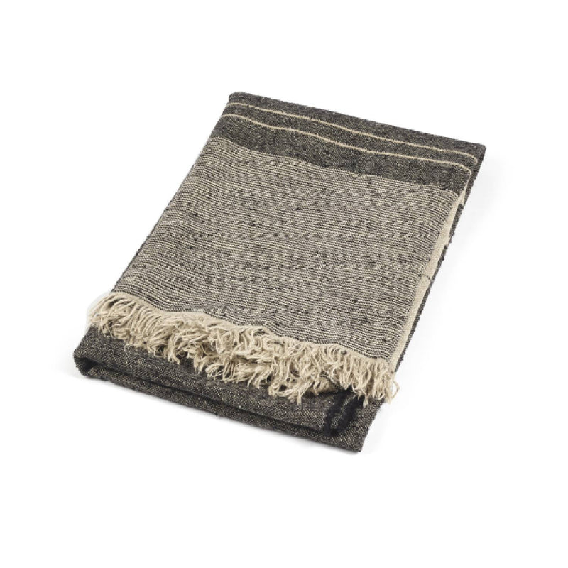 Francis Throw | Stripe - Blankets & Throws by Libeco | Obakki