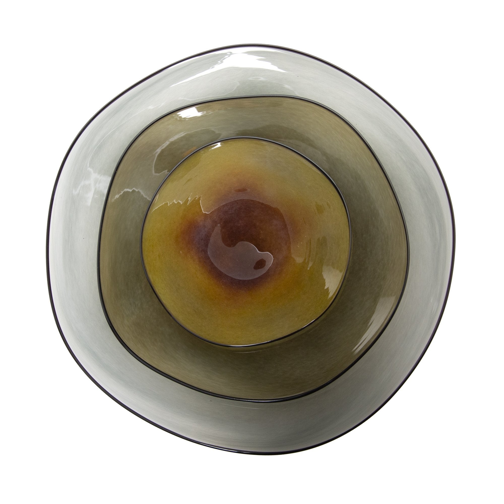 Glass Haze Plate | Ivory - Plates by Studio Fresco | Obakki