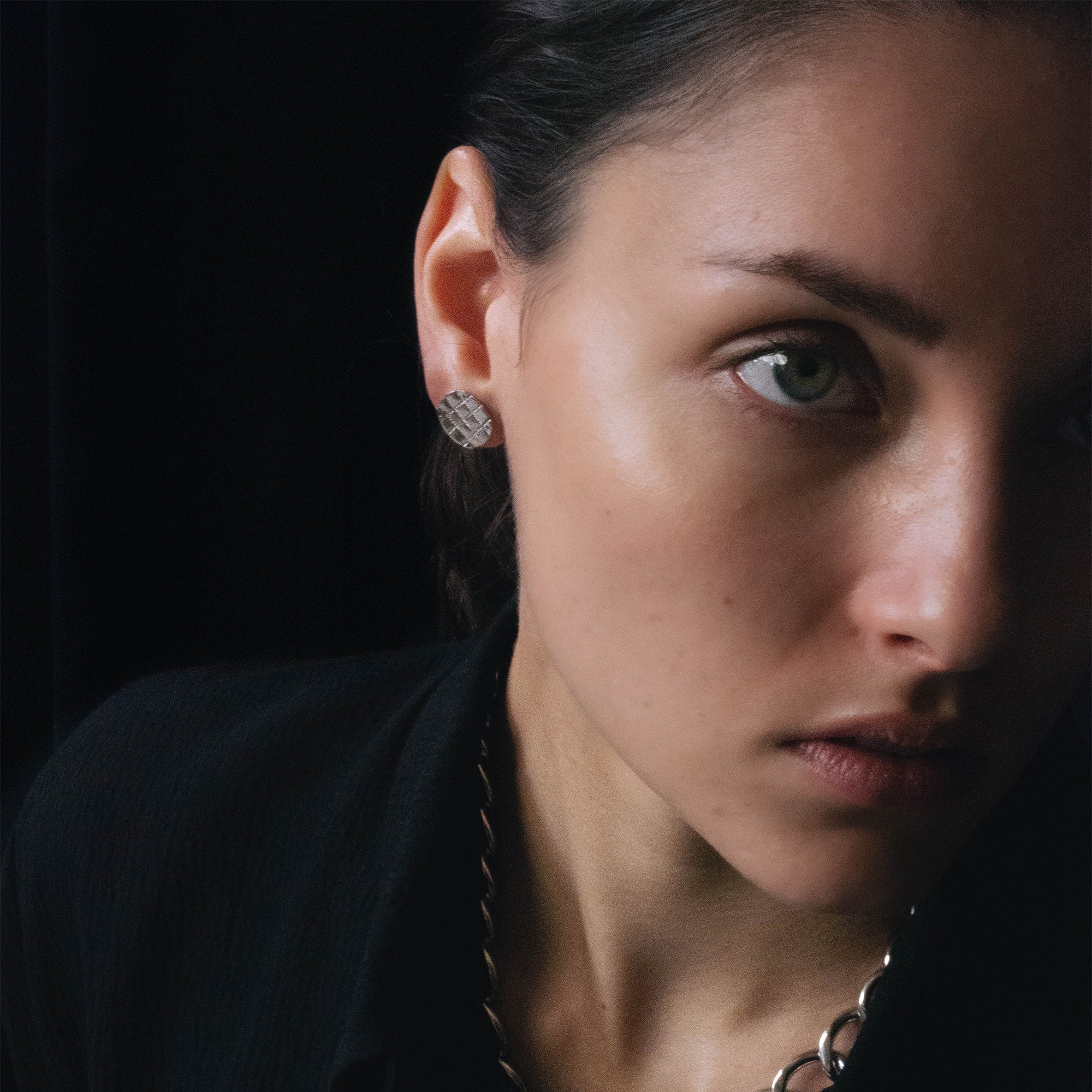 Grooved Circle Earrings - Earring by Victorious Crafts | Obakki