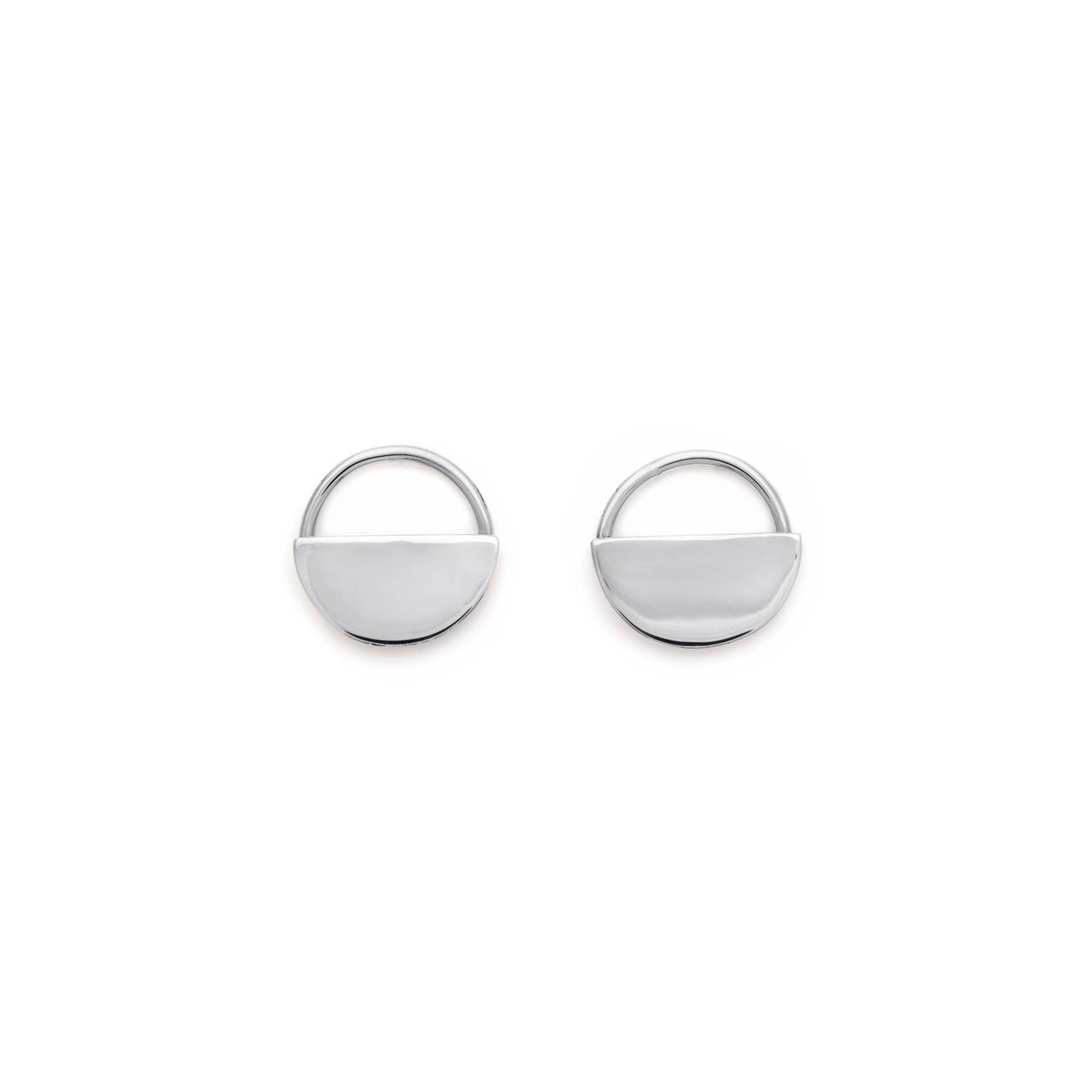 Halfmoon Studs - Earring by Sylvester | Obakki