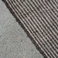 Hand - woven Oaxacan Slender Stripes Rug_Jose Mendoza_201-64-0829-715GreyNatStripe2x3 | Obakki