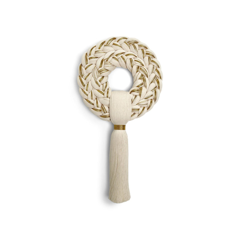 Handwoven Holiday Wreath - Small - Holiday Decor by Caralarga | Obakki