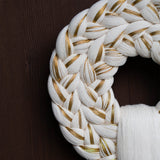 Handwoven Holiday Wreath - Small - Holiday Decor by Caralarga | Obakki