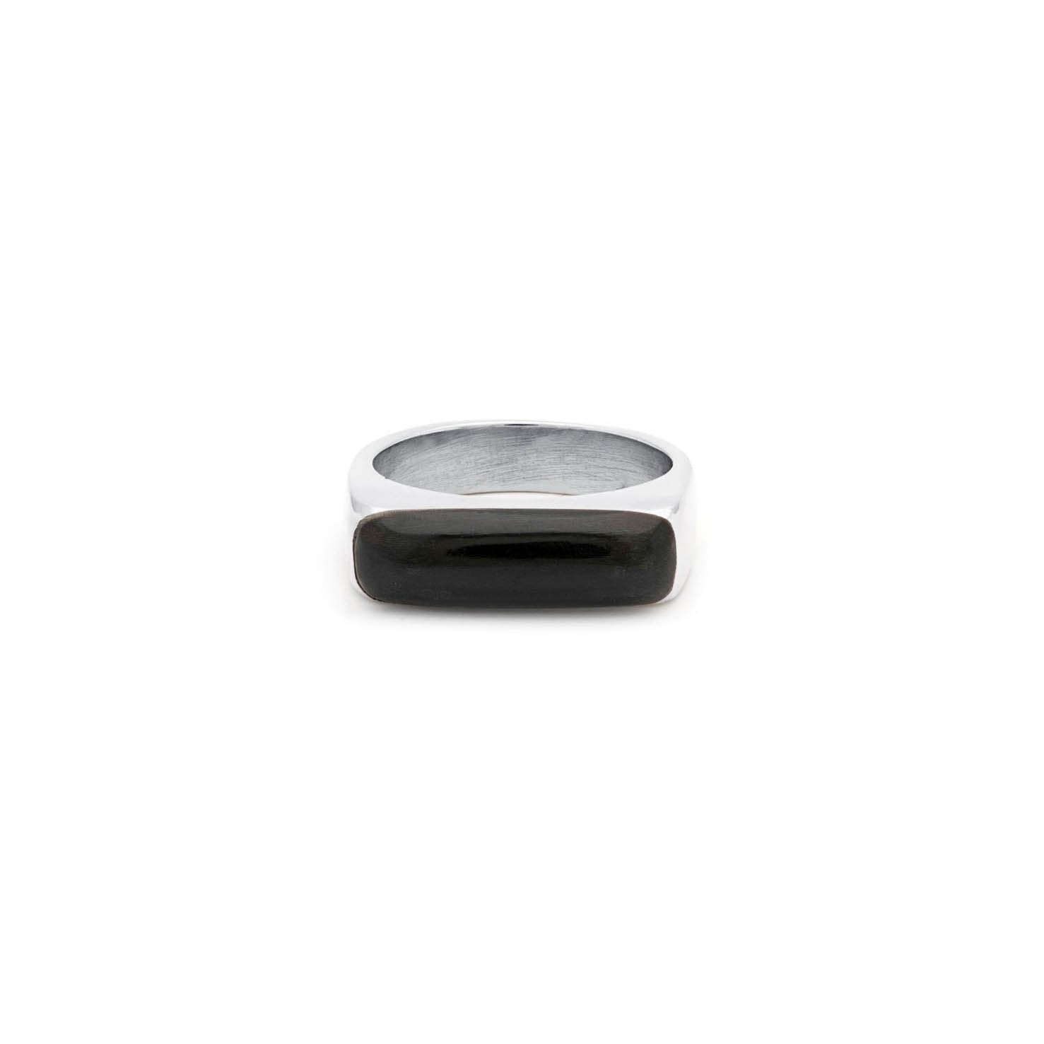 Horn Inset Ring