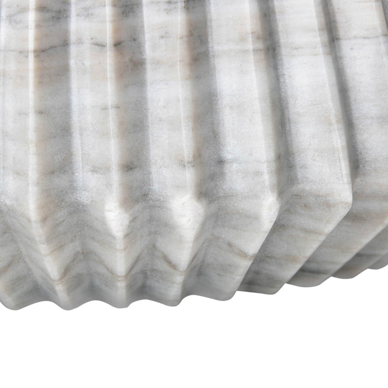 imperfect Duna Marble Bowl | White Decorative Bowls Ayres Obakki