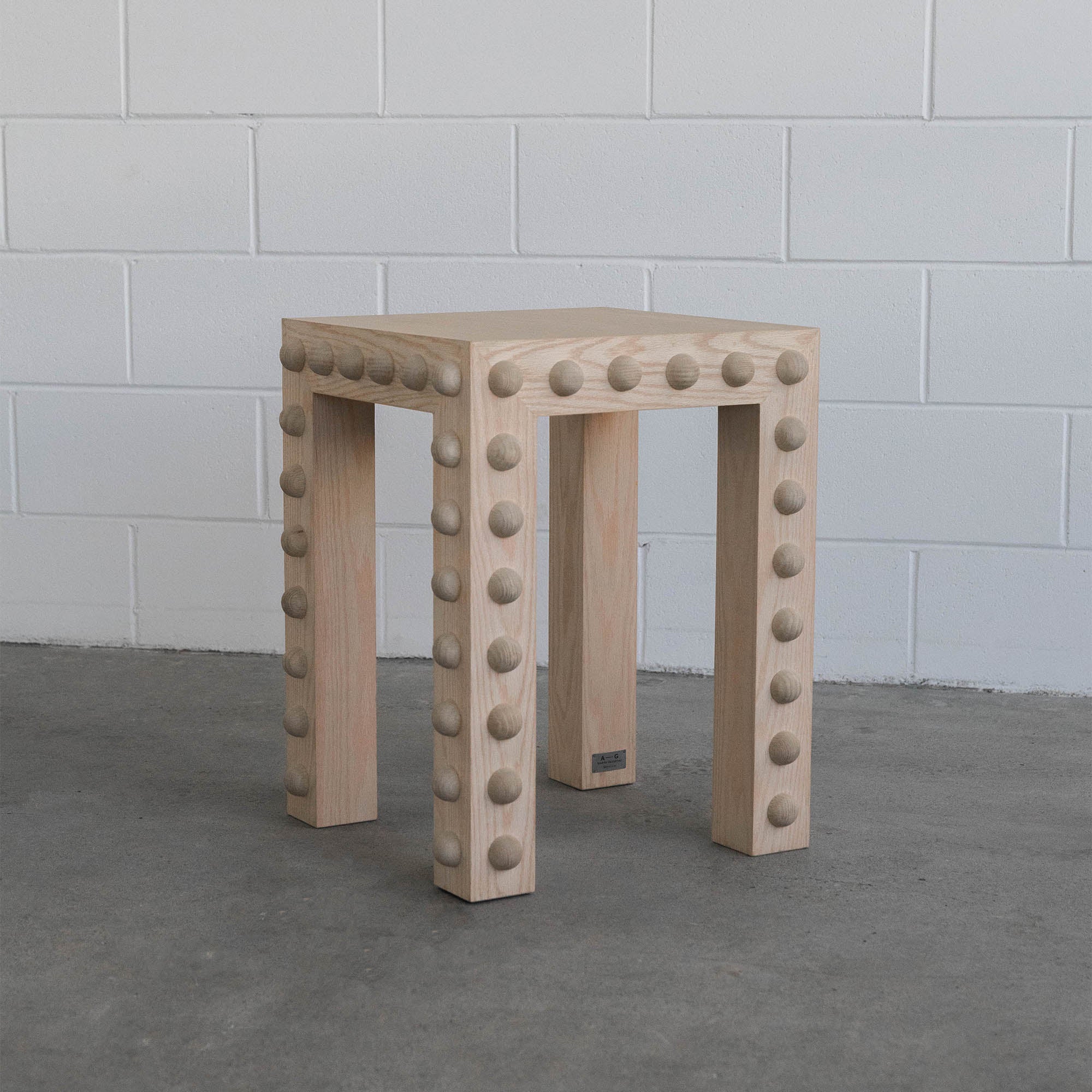 JAGUAR Oak Side Table - Furniture by Originario Andres Gutierrez | Obakki