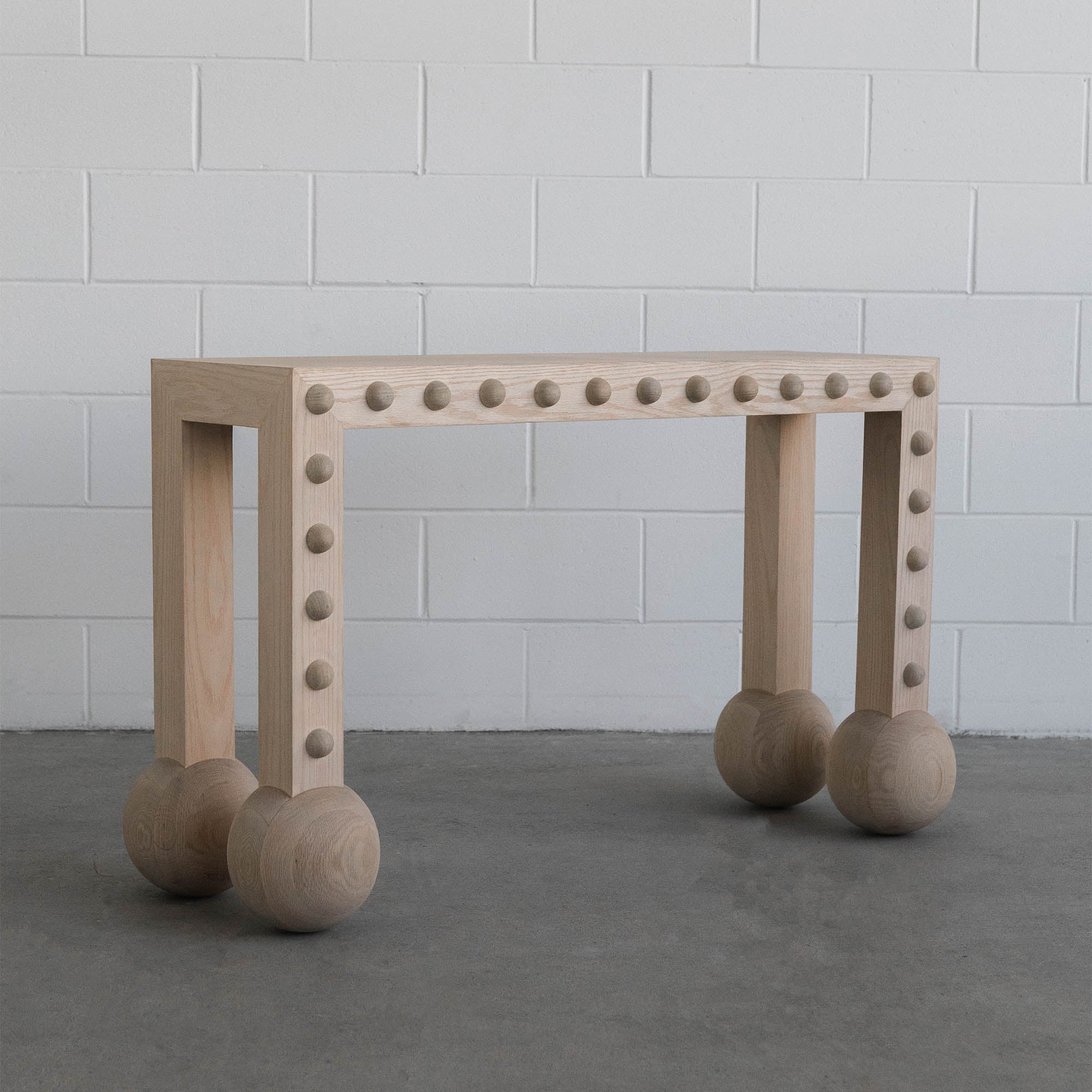 JAGUARCITO Oak Console Table - Furniture by Originario Andres Gutierrez | Obakki