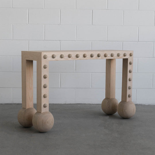 JAGUARCITO Oak Console Table - Furniture by Originario Andres Gutierrez | Obakki