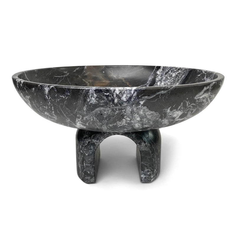 Lago Vessel | Black - Decorative Bowls by Ayres | Obakki