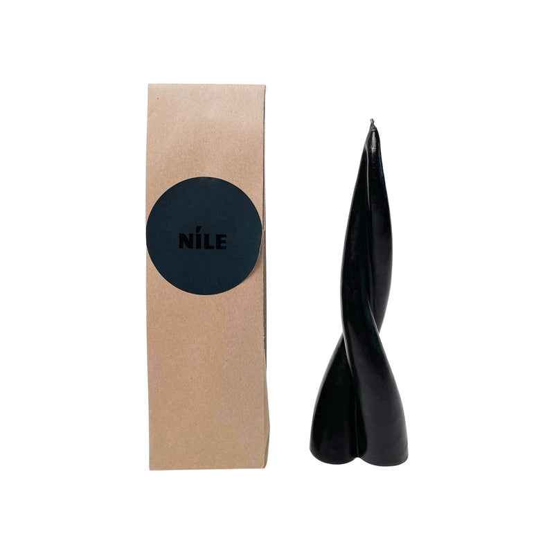Liso Candle | Black - Candles by Nile Candles | Obakki