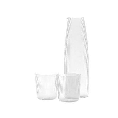 Luisa Vino 3 - Piece Set | Clear_R+D.Lab_201-52-0526-131-Clear-3Set | Obakki