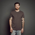Men's Basic T-Shirt_Obakki_172-11-3623-383-Coal-XSmall | Obakki