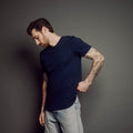 Men's Basic T-Shirt_Obakki_172-11-3623-383-Ink-XSmall | Obakki