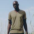 Men's Basic V - Neck_Obakki_172-11-3624-385-Moss-XSmall | Obakki