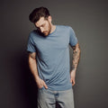 Men's Heathered T-Shirt_Obakki_172-11-3623-384-Heather Water-XSmall | Obakki