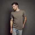 Men's Heathered T-Shirt_Obakki_172-11-3623-384-Heather Charcoal-XSmall | Obakki