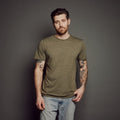 Men's Heathered T-Shirt_Obakki_172-11-3623-384-Heather Sprout-XSmall | Obakki