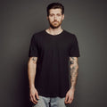 Men's Hemp Blend T-Shirt_Obakki_201-11-0478-380-Coal-S | Obakki
