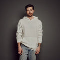 Men's Super - Soft Heathered Hoodie_Obakki_201-13-0480-382-Heather Cream-M | Obakki