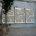Mitla Wall Hanging_Caralarga_201-71-0330-717NaturalTri-Panel Dimensions: 142" (w) x 63" (h) | Obakki