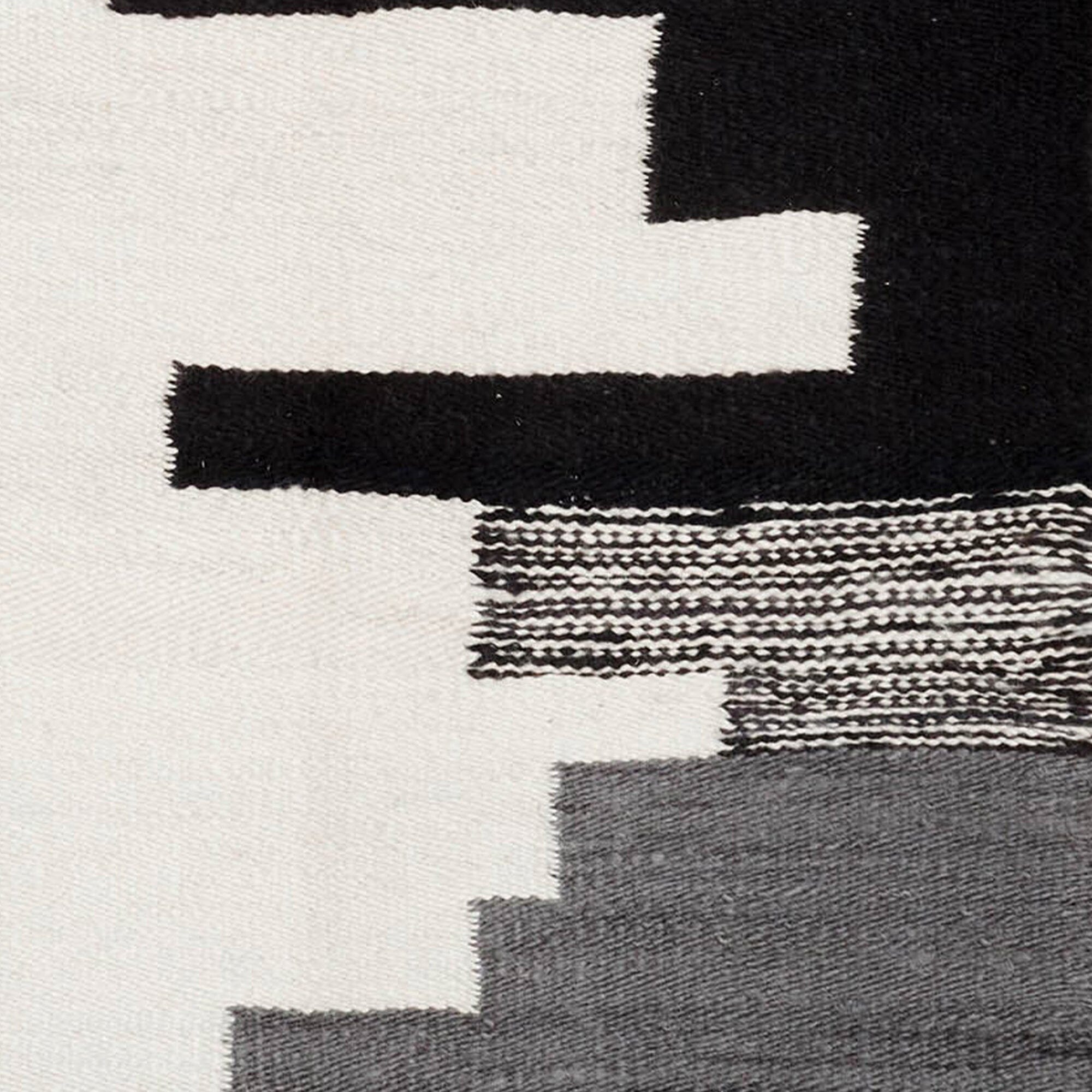 Mohair Accent Rug Linear Patterns